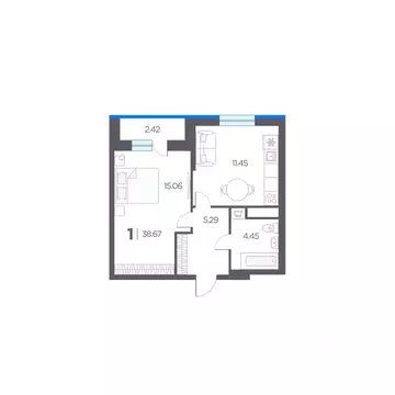 1-к кв. Рязанская область, Рязанский район, Дядьковское с/пос, с. ...