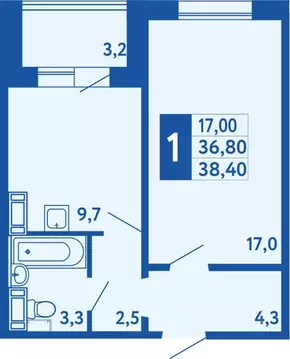 1-к кв. Башкортостан, Уфа Дема жилрайон, Новая Дема жилой комплекс ...