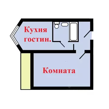 1-к кв. Московская область, Балашиха Железнодорожный мкр, ул. Струве, ...