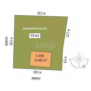 Дом в Тюменская область, Тюмень Автомобилист СНТ, ул. Грушевая (49 м)