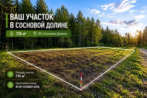 Участок в Ленинградская область, Выборгский район, Приморское ...
