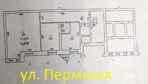 Помещение свободного назначения в Пермский край, Пермь Пермская ул., ...