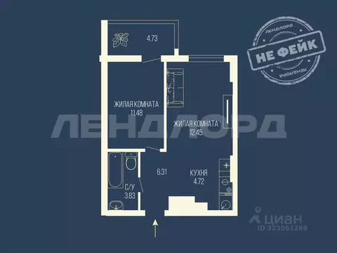 1-к кв. Ростовская область, Ростов-на-Дону Привокзальная ул., 3/1 ...