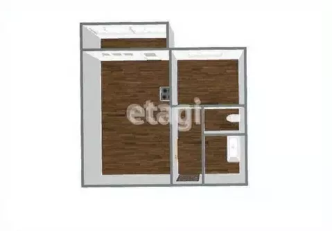 1-к кв. Сахалинская область, Южно-Сахалинск просп. Мира, 265 (33.0 м)