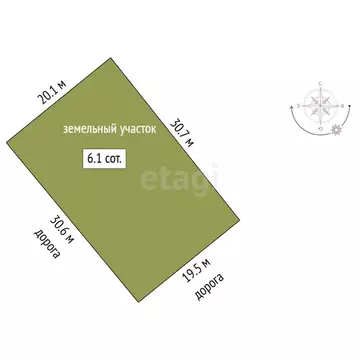 Участок в Марий Эл, Волжск Луговое-2 СНТ, 129 (6.0 сот.)