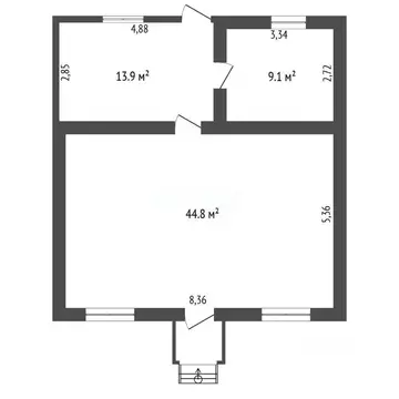 Дом в Амурская область, с. Тамбовка ул. Северная, 116 (74 м)