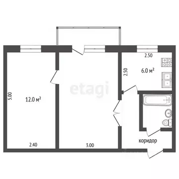 2-к кв. Белгородская область, Шебекино ул. Ленина, 23 (42.5 м)