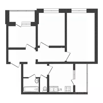 3-к кв. Белгородская область, Белгород ул. Губкина, 11а (101.0 м)