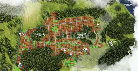 Участок в Тюменская область, Тюменский муниципальный округ, Дачи Хюгге ...