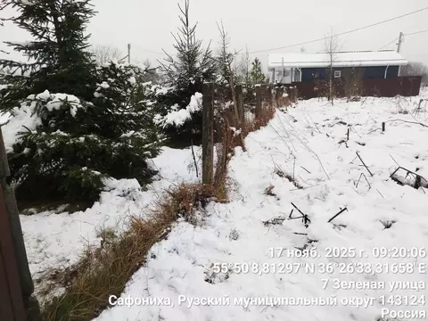 Участок в Московская область, Рузский муниципальный округ, д. Сафониха ...