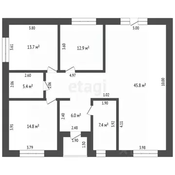 Дом в Башкортостан, Стерлитамакский район, с. Айгулево ул. Центральная ...