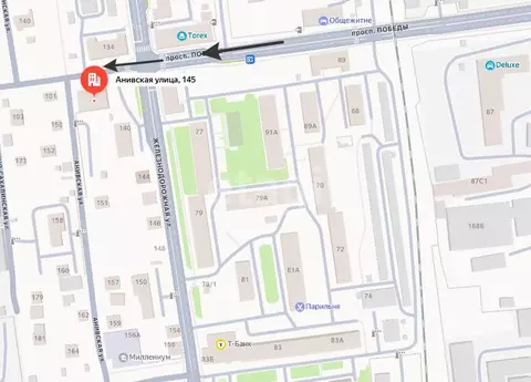 Офис в Сахалинская область, Южно-Сахалинск Анивская ул., 145 (18 м)