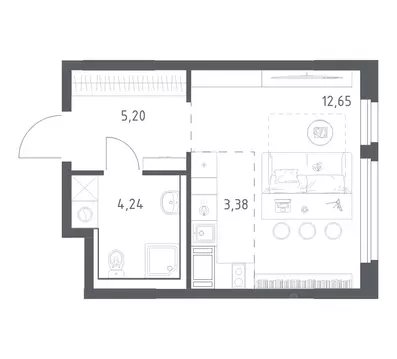 Студия Санкт-Петербург, Санкт-Петербург, Колпино Новое Колпино жилой ...
