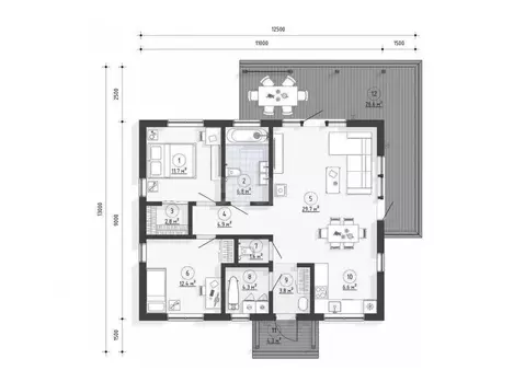 Дом в Заневское городское поселение, коттеджный посёлок Терра Парк ...