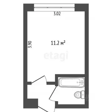 Студия Тюменская область, Тюмень Олимпийская ул., 12 (15.1 м)