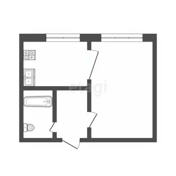 1-к кв. Коми, Ухта просп. Космонавтов, 5/2 (25.5 м)