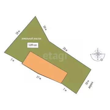 Дом в Крым, Симферопольский район, Гвардейское с/пос, с. Красная ...