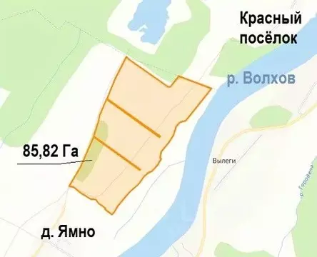 Участок в Новгородская область, Новгородский район, Трубичинское с/пос ...