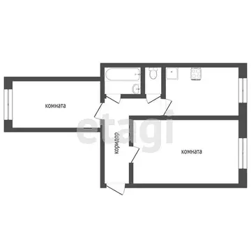2-комнатная квартира: Миасс, улица Павших Борцов, 4 (53 м)