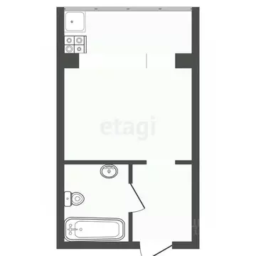 Студия Тюменская область, Тюмень ул. 30 лет Победы, 81 (18.9 м)