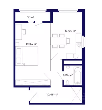 1-к кв. Иркутская область, Иркутский муниципальный округ, Маркова рп, ...