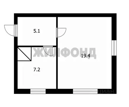 1-к кв. Новосибирская область, Мошковский район, с. Ташара Октябрьская ...