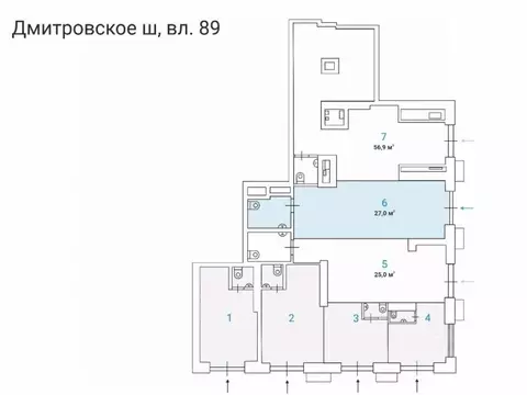 Торговая площадь в Москва Дмитровское ш., вл89 (27 м)