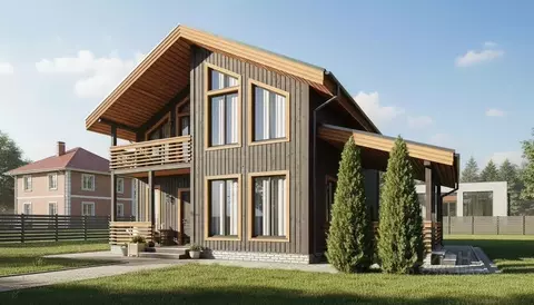 Дом в Ленинградская область, Всеволожский район, Куйвозовское с/пос, ...