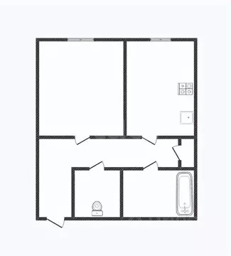 1-к кв. Костромская область, Нерехта ул. 1-я Рабочая, 2 (41.1 м)