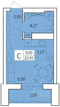 Студия Башкортостан, Уфа ул. Пожарского, 237 (22.93 м)