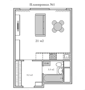Студия Московская область, Мытищи Тайнинка – 22-й мкр, Мытищи Сити ...