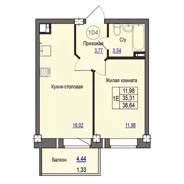 1-к кв. Псковская область, Псковский район, Завеличенская волость, д. ...