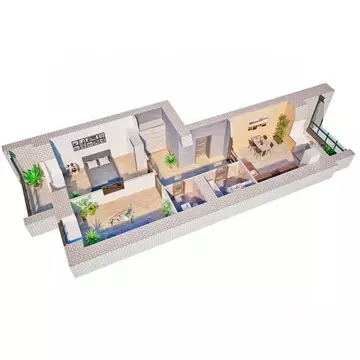 2-к кв. Амурская область, Благовещенск 187-й кв-л,  (70.9 м)