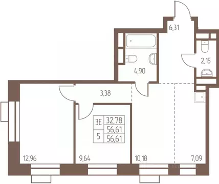 3-к кв. Московская область, Ивантеевка Пушкинский городской округ, ...