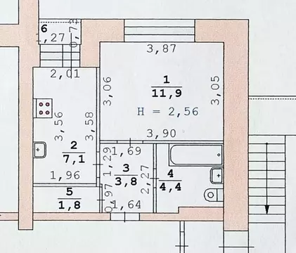 1-к кв. Свердловская область, Екатеринбург ул. Коминтерна, 11А (29.0 ...