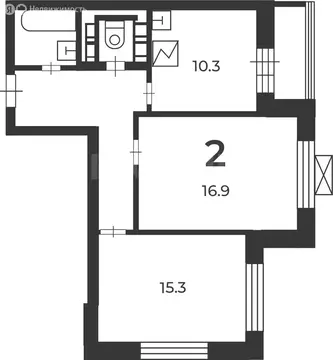 2-комнатная квартира: Москва, Коровинское шоссе, 29 (58.1 м)