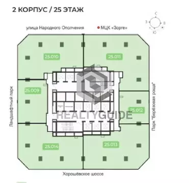Офис в Москва 3-й Хорошевский проезд, 10 (272 м)