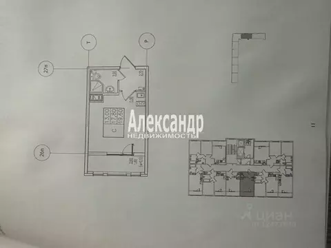 Студия Санкт-Петербург пос. Шушары, Школьная ул., 17 (21.0 м)