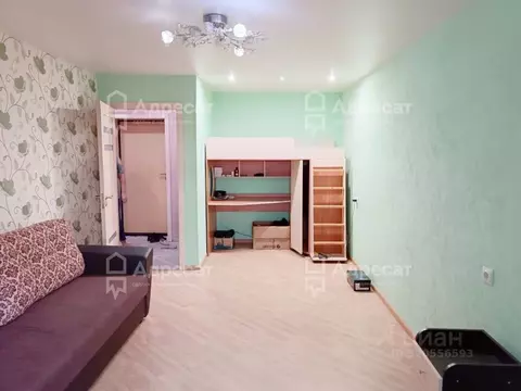 1-к кв. Волгоградская область, Волгоград ул. Луговского, 1 (33.8 м)