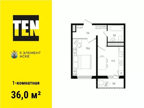 1-к кв. Ростовская область, Ростов-на-Дону просп. Солженицына, 13/7 ...