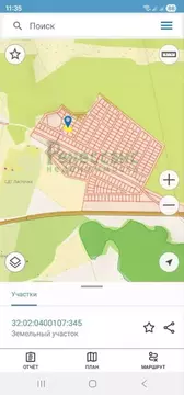 Участок в Брянская область, Брянский район, Новодарковичское с/пос, д. ...