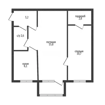 2-комнатная квартира: Краснодар, микрорайон Центральный, улица ...