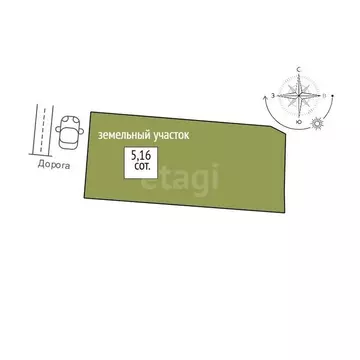 Участок в Нижний Тагил, СТ Ёлочка-1 (5.16 м)