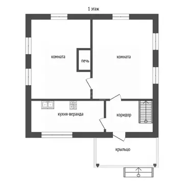 Дом в Вологодская область, Бабаевский муниципальный округ, д. Заполье ...