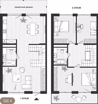 3-к кв. Крым, Ялта ул. Халтурина, 36А (127.6 м)