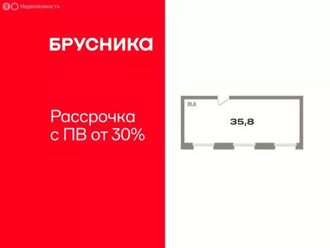 Помещение свободного назначения (35.8 м)
