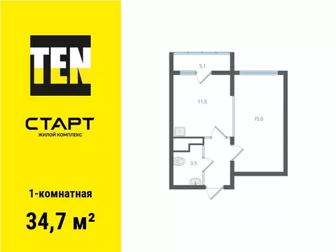 1-к кв. Свердловская область, Екатеринбург ул. Академика Вонсовского, ...