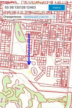 Участок в Омская область, Омск ул. Толмачева (8.65 сот.)