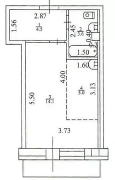 Студия Алтайский край, Бийск Советская ул., 180 (27.2 м)