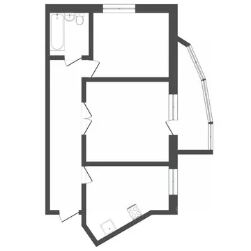 2-к кв. Пермский край, Пермь Хабаровская ул., 64 (47.9 м)